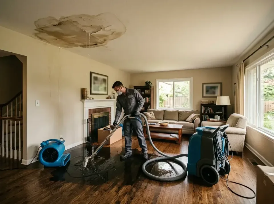 attic-pipe-burst-ceiling-drip-008 — frequently asked questions, Water Damage Restoration & Carpet Care in Lapel, IN